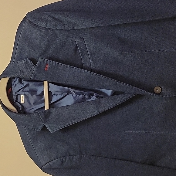 Like Denim Soul Of London Jacket Blue 42R Strech - Picture 13 of 15